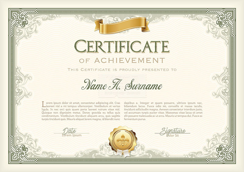 Certificate of Honor